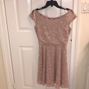 Prom Champagne Sparkle dress